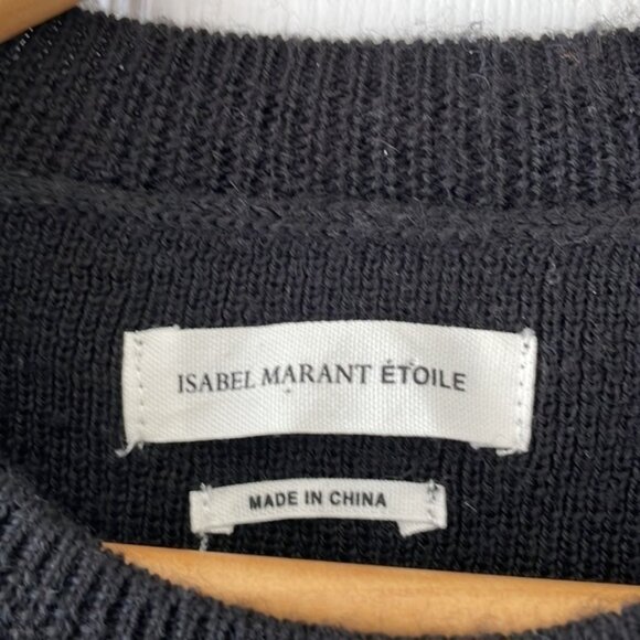 Isabel Marant Etoile Wool Blend Split Layered Hem Midi Dress US 8 - Picture 4 of 8